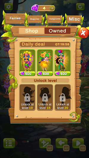 Sort princesses-fairy game Screenshot 1