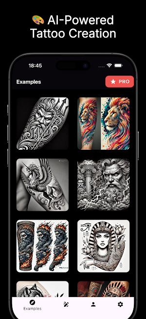 BlackInk : AI Tattoo Generator Screenshot 2