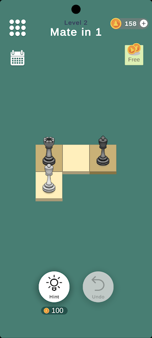 Pocket Chess Checkmate Puzzles Screenshot 1