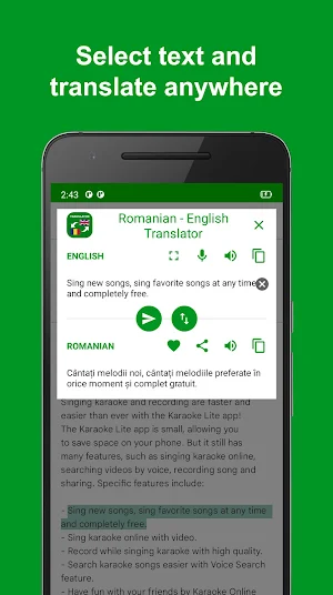 Romanian - English Translator Screenshot 3