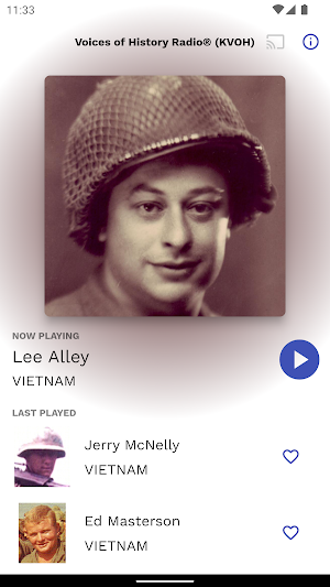 Voices of History Radio (KVOH) Screenshot 0