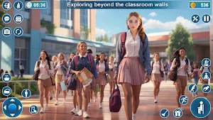 School Girl Life Simulator 3D Screenshot 3
