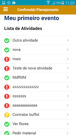 ConfirmAki Planejamento Screenshot 3
