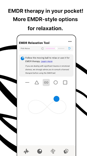 Calmloop: Noise EMDR Breathing Screenshot 2