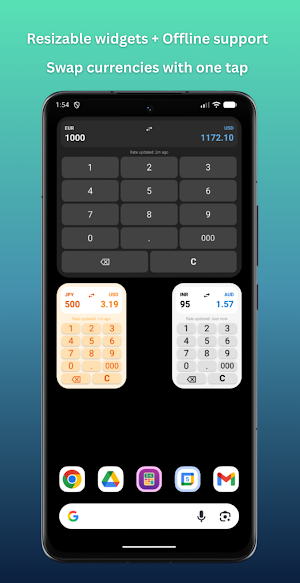 RP - Currency Converter Widget Screenshot 1