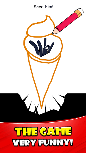 Stickman Rescue: Draw Game Screenshot 1