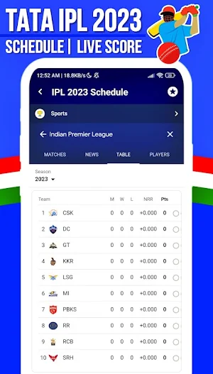 CrickPay : IPL 2023 Schedule Screenshot 3