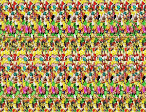 Gallery of dynamic stereograms Screenshot 1