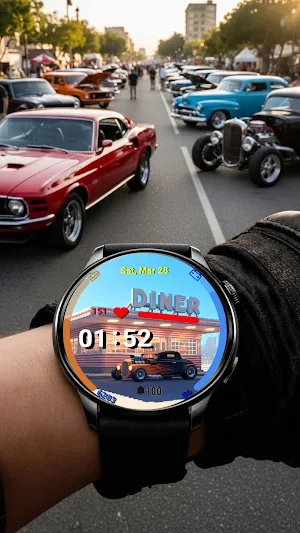 Hotrod Diner: Retro Pixel Screenshot 0