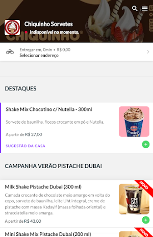 Chiquinho Sorvetes Screenshot 0