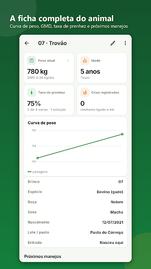 Meu Agro: Controle de Rebanho Screenshot 2