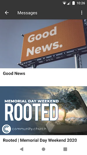 The Community Church App Screenshot 1