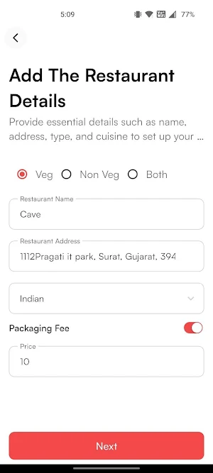 BRISKO Partner -Restaurant App Screenshot 0