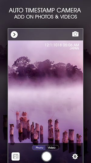 Auto Timestamp Camera - Add on Photos & Videos Screenshot 0