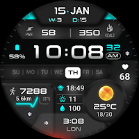 ML2U 381 Hybrid Watch Face