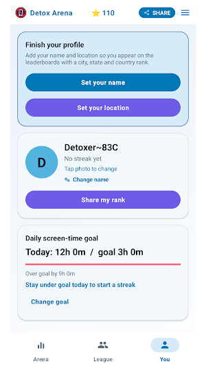 Digital Detox Arena Screenshot 3