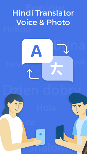 Hindi Translator Voice & Photo Screenshot 1