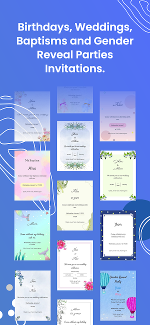Quick & Easy Invitation Maker Screenshot 0