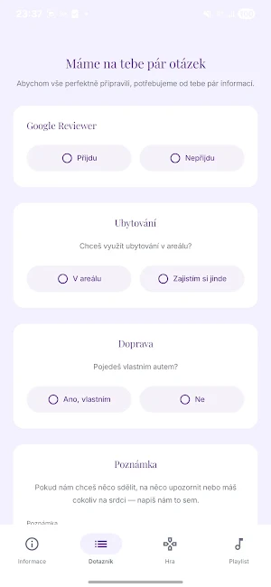 Svatební den Screenshot 2