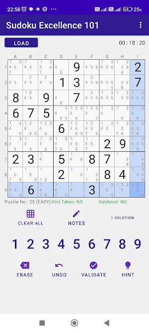 Super Sudoku Logic Puzzle Game Screenshot 1