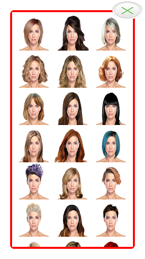 Hairstyle Try on. Discover a New Look for Women. Screenshot 2