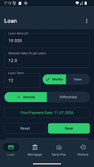 Loan and Mortgage Calculator Screenshot 0