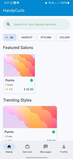HandyCurls Screenshot 1