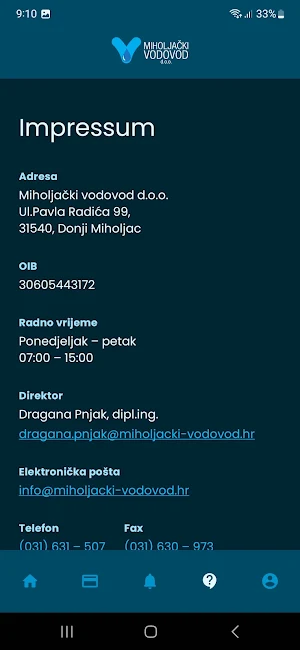 Miholjački vodovod Screenshot 3
