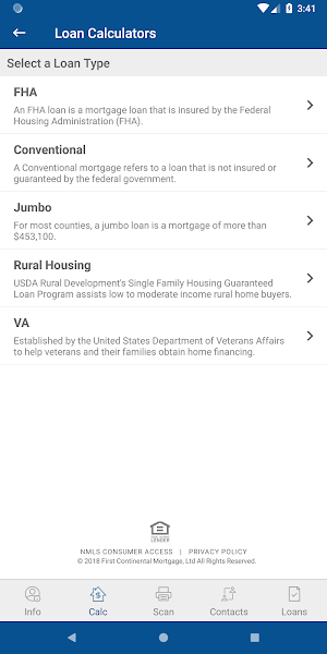First Continental Mortgage Screenshot 3