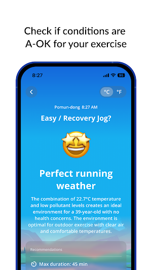 A-OK: Ok to exercise outdoors? Screenshot 2