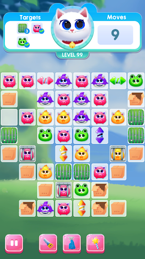 Kitty Jewel Story - Match 3 Screenshot 0