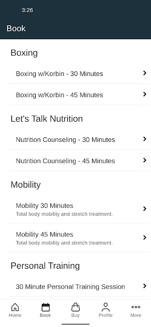 G2 Training Screenshot 1