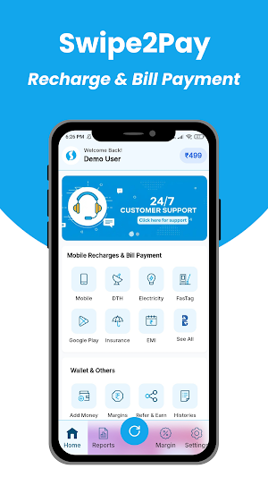 Swipe2Pay - Recharge App Screenshot 0