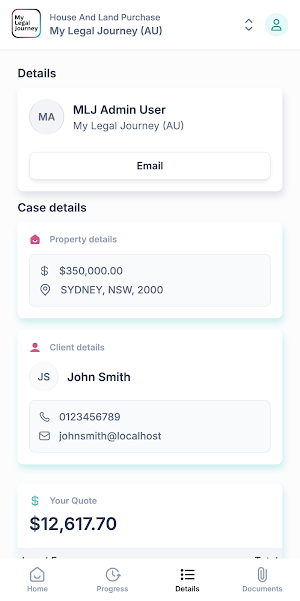 MyLegalJourney AU Screenshot 3