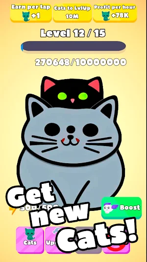 Cats Clicker – Meow Kitty Game Screenshot 1