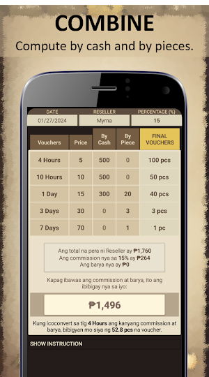 Piso WiFi Calculator Screenshot 3