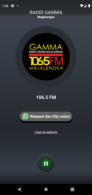 Radio Gamma FM Majalengka Screenshot 0