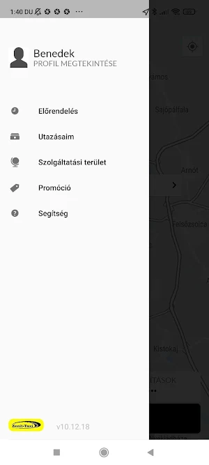 Zenit-Auto Taxi Miskolc Screenshot 2