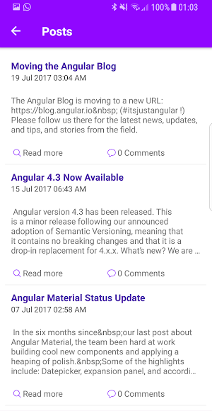 ReactBlogger Screenshot 3