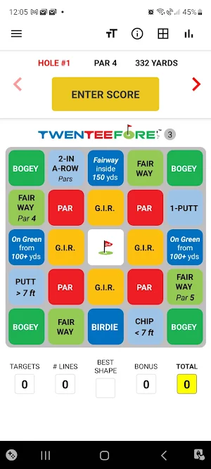TwenteeFore (24) golf game Screenshot 3