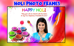 Happy Holi Photo Frames Screenshot 0