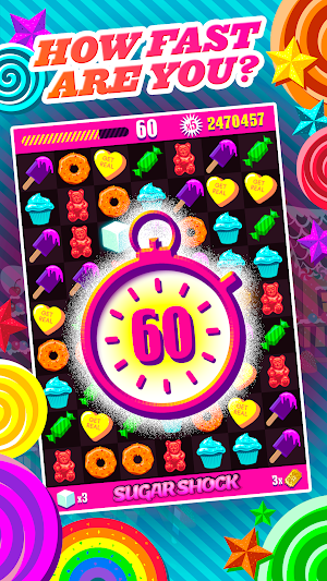 Sugar Shock - One Minute Match Mayhem Screenshot 0