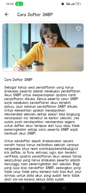 Cara Daftar Snbp Screenshot 0