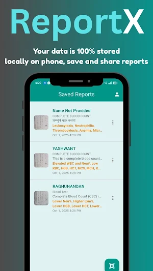 ReportX -Your Health Companion Screenshot 2