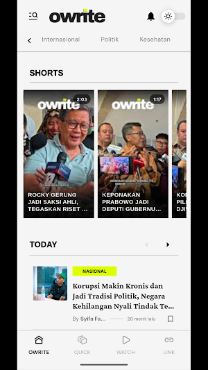 Owrite News Screenshot 2