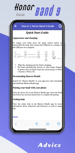 Honor Band 9 Guide Screenshot 1