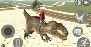 Dinosaur indian bike driving Screenshot 0