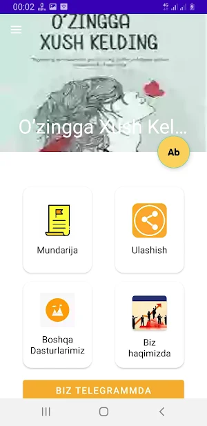 O'zingga Xush Kelding Screenshot 1