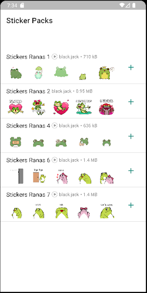 Stickers de Ranas Screenshot 0