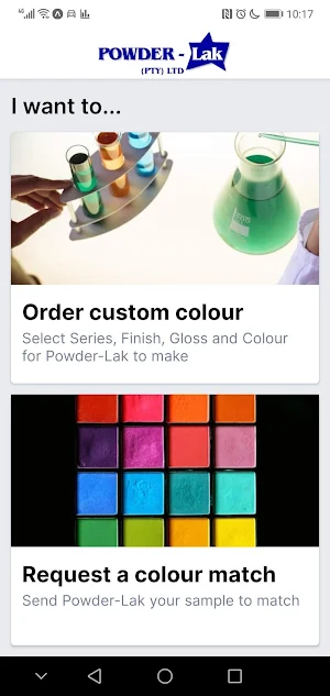 Powder-Lak Custom Products Screenshot 0